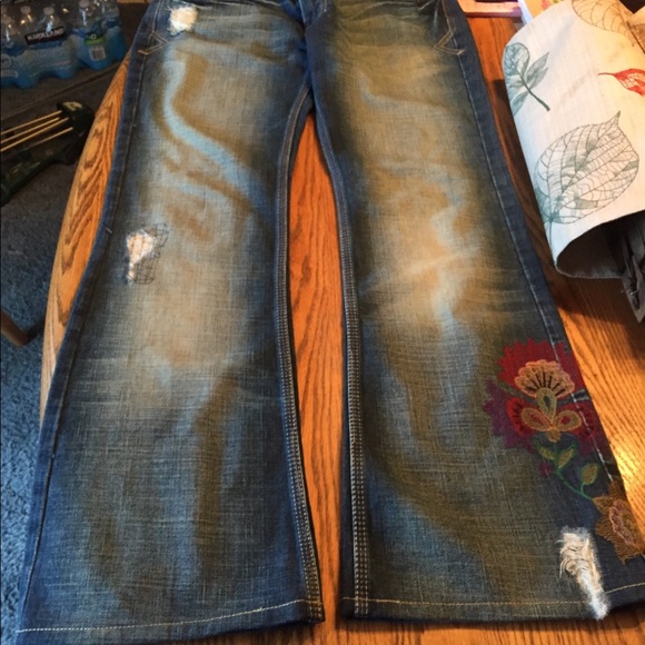Mavi designer Nordstrom jeans embroidered cute - Picture 4 of 4